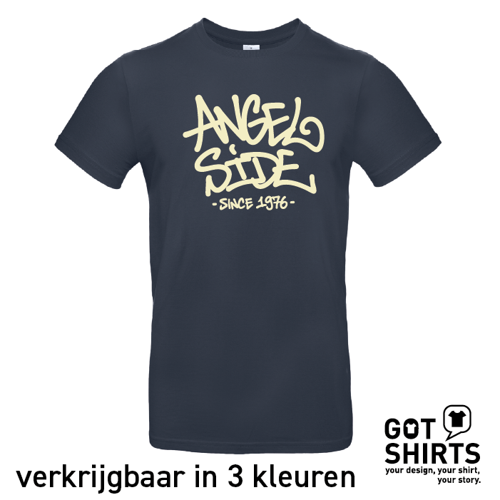 Angelside t-shirt AS Graffiti (ook in kindermaten) - Afbeelding 3
