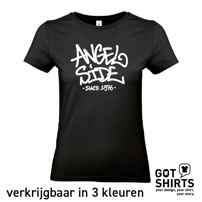 Angelside t-shirt AS Graffiti (ook in kindermaten) - Afbeelding 4
