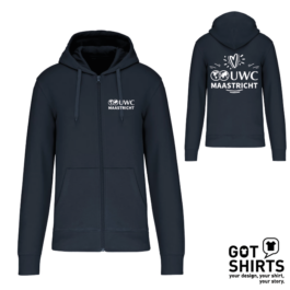 UWC Men's eco-friendly zip-through hoodie