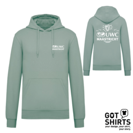 UWC Men's eco-friendly hooded sweatshirt