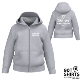 UWC Kids' recycled full zip hoodie